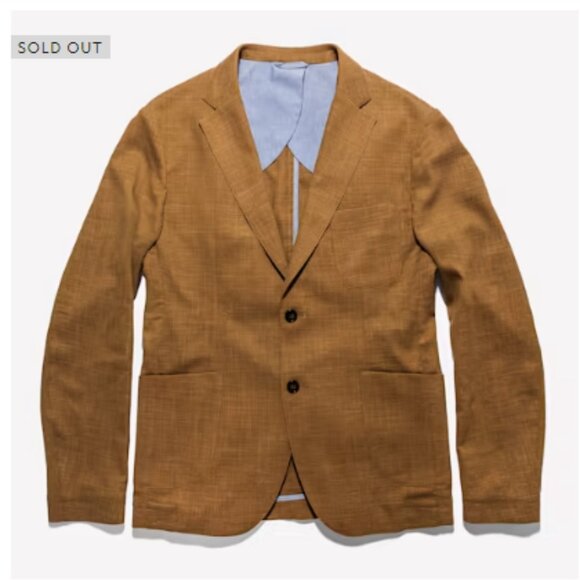 LIKE NEW | Taylor Stitch The Telegraph Blazer in British Khaki - Picture 1 of 6